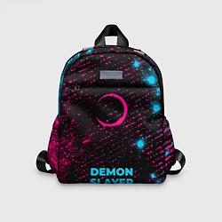 Детский рюкзак Demon Slayer - neon gradient по-центру, цвет: 3D-принт