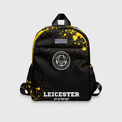 Детский рюкзак Leicester City - gold gradient по-центру, цвет: 3D-принт