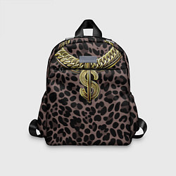 Детский рюкзак Костюм богача с золотой цепью