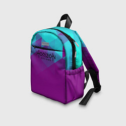 Детский рюкзак Horizon zero dawn geometry neon, цвет: 3D-принт — фото 2