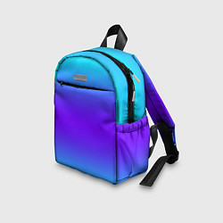Детский рюкзак Неоновый градиент текстура, цвет: 3D-принт — фото 2