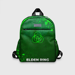 Детский рюкзак Elden Ring - green gradient по-центру, цвет: 3D-принт