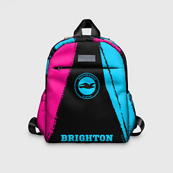 Детский рюкзак Brighton - neon gradient по-центру, цвет: 3D-принт