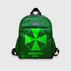 Детский рюкзак Resident Evil - green gradient, цвет: 3D-принт