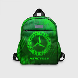 Детский рюкзак Mercedes - green gradient, цвет: 3D-принт