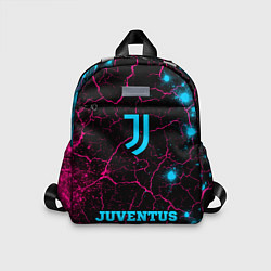 Детский рюкзак Juventus - neon gradient по-центру, цвет: 3D-принт