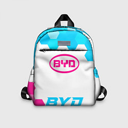 Детский рюкзак BYD neon gradient style по-центру, цвет: 3D-принт