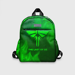 Детский рюкзак The Last Of Us - green gradient, цвет: 3D-принт