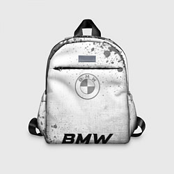 Детский рюкзак BMW - white gradient по-центру, цвет: 3D-принт