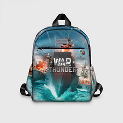 Детский рюкзак Wartunder корабль авианосец, цвет: 3D-принт