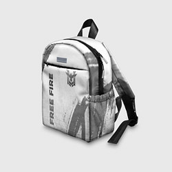 Детский рюкзак Free Fire - white gradient вертикально, цвет: 3D-принт — фото 2