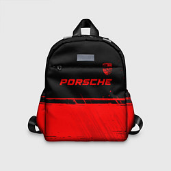 Детский рюкзак Porsche - red gradient посередине