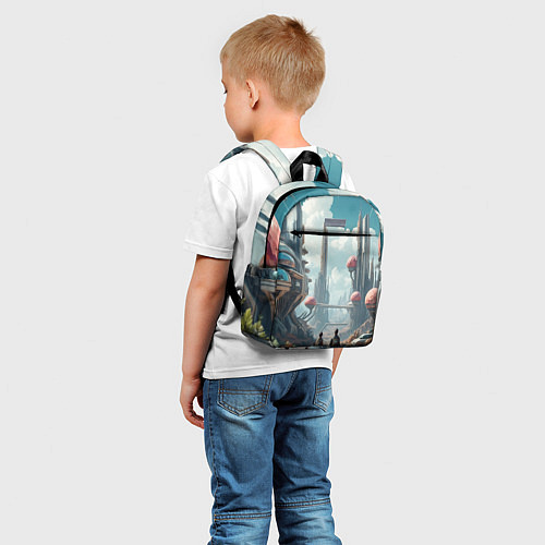 Детский рюкзак Планета фантастика / 3D-принт – фото 5