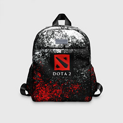 Детский рюкзак Dota 2 брызги красок, цвет: 3D-принт