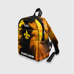 Детский рюкзак Saints Row - gold gradient по-центру, цвет: 3D-принт — фото 2