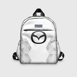 Детский рюкзак Mazda white poly, цвет: 3D-принт