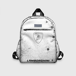 Детский рюкзак Lamborghini - white gradient по-центру, цвет: 3D-принт