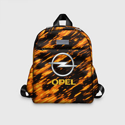 Детский рюкзак Opel штрихи огненные, цвет: 3D-принт