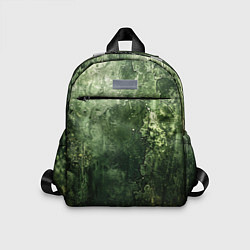 Детский рюкзак Зеленый камуфляж с эффектом старины, цвет: 3D-принт