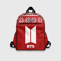 Детский рюкзак Новогодний BTS, цвет: 3D-принт