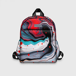 Детский рюкзак Флюид арт абстракция