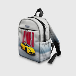 Детский рюкзак Итальянский суперкар Lambo Huracan, цвет: 3D-принт — фото 2