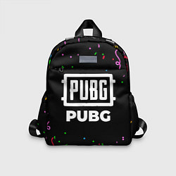 Детский рюкзак PUBG конфети, цвет: 3D-принт
