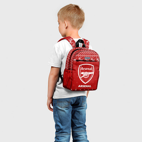 Детский рюкзак Новогодний Arsenal с оленями / 3D-принт – фото 5