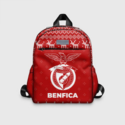 Детский рюкзак Новогодний Benfica с оленями, цвет: 3D-принт