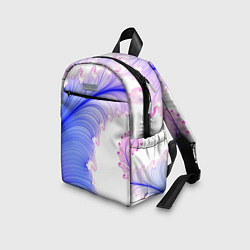 Детский рюкзак Узоры неон фрактал, цвет: 3D-принт — фото 2