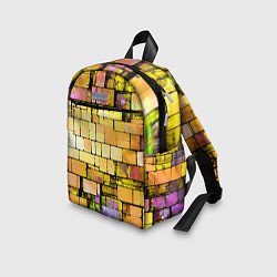 Детский рюкзак Жёлтые кирпичики, цвет: 3D-принт — фото 2