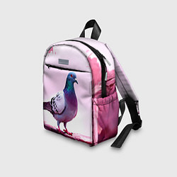 Детский рюкзак Голубь в розовом, цвет: 3D-принт — фото 2