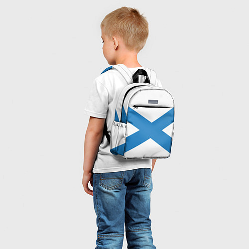Детский рюкзак Военно-морской флот: Андреевский флаг / 3D-принт – фото 5