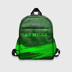 Детский рюкзак AC Milan - green gradient посередине, цвет: 3D-принт