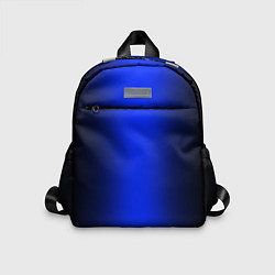 Детский рюкзак Чёрно-синий градиент по центру