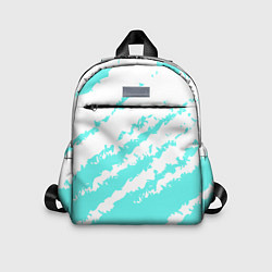 Детский рюкзак The color is light blue and white, цвет: 3D-принт