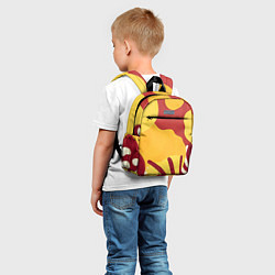 Детский рюкзак Жаркий африканский паттерн, цвет: 3D-принт — фото 2