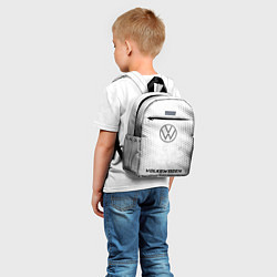 Детский рюкзак Volkswagen - white gradient по-центру, цвет: 3D-принт — фото 2