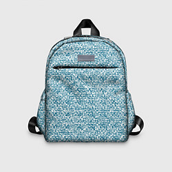 Детский рюкзак Бело-синий текстурный