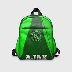 Детский рюкзак Ajax - green gradient по-центру, цвет: 3D-принт