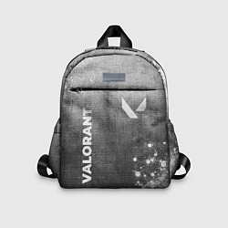 Детский рюкзак Valorant - grey gradient вертикально, цвет: 3D-принт