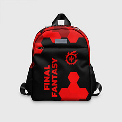 Детский рюкзак Final Fantasy - red gradient вертикально, цвет: 3D-принт