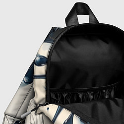 Детский рюкзак Сюрреалистичная абстракция с каплями, цвет: 3D-принт — фото 2