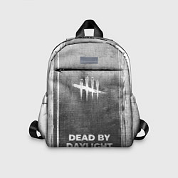Детский рюкзак Dead by Daylight - grey gradient по-центру, цвет: 3D-принт