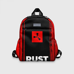 Детский рюкзак Rust - red gradient по-центру, цвет: 3D-принт