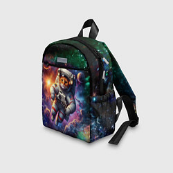 Детский рюкзак Котик бравый космонавт - неон, цвет: 3D-принт — фото 2