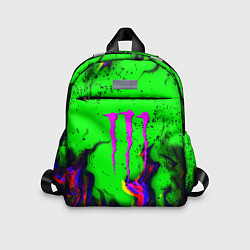 Детский рюкзак Monster Energy flame, цвет: 3D-принт