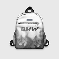 Детский рюкзак BMW - white gradient посередине, цвет: 3D-принт