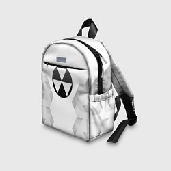 Детский рюкзак Fallout white poly, цвет: 3D-принт — фото 2