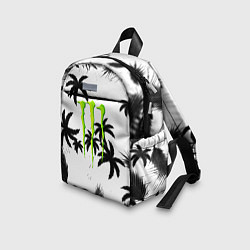 Детский рюкзак Monster energy пальмы, цвет: 3D-принт — фото 2
